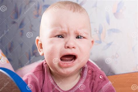 Crying Baby Stock Photo Image Of Attentive Sadness Eyes 6691582