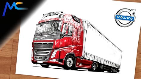 90 How To Draw Volvo Fh16 Youtube