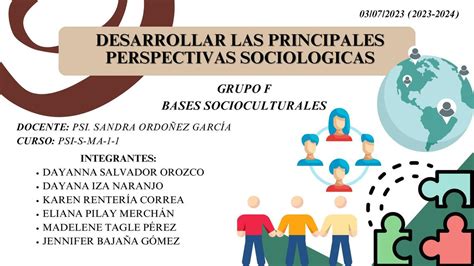 Principales Perspectivas Sociológicas Eliana Pilay Udocz