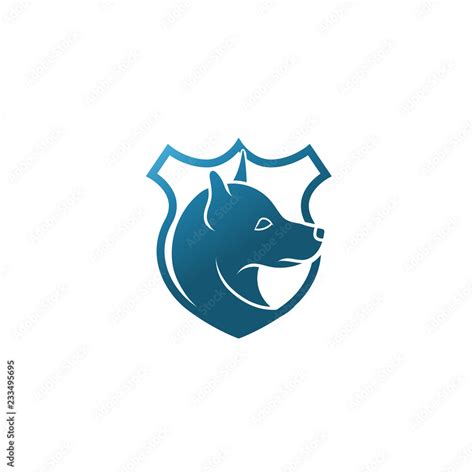 Dog Logo Vector Icon K9 Police Dog Logo Icon Vector K9 Academy Logo