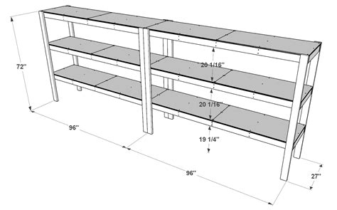 Easy DIY garage shelves plan - DIY projects plans