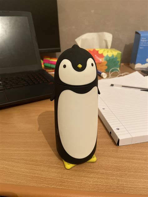 Penguin water bottle that my friend got me just because I like penguins