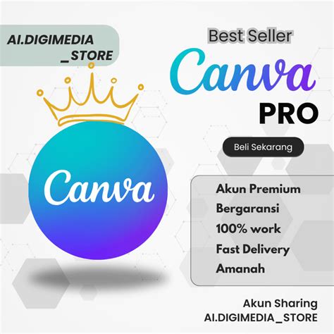 Jual Canv4 Pro EDU 1 Bulan Dengan Canva Kamu Bisa Jadi Desainer