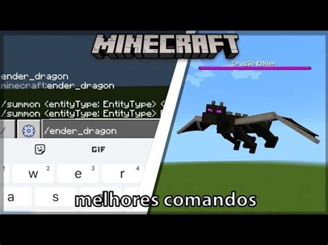 OS 3 MELHORES COMANDOS SECRETOS DO MINECRAFT PE MCPE BEDROCK 2 YouTube