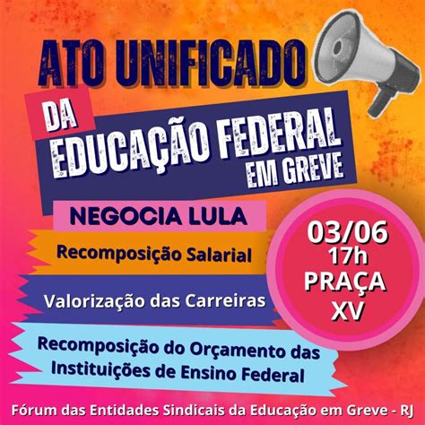 Agenda Da Greve Adcefet Rj SSind