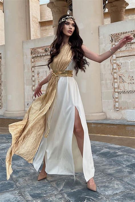 Greek Goddess Piece Costume Set Cream Combo Fashion Nova