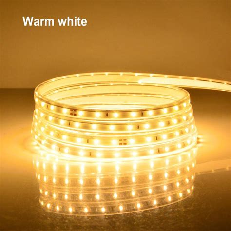 SMD2835 AC220V Светодиодная лента Гибкая лампа 60LEDs/M ...