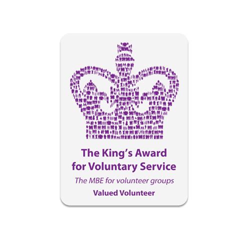 King S Award For Voluntary Service Metal Badge Dragonfly