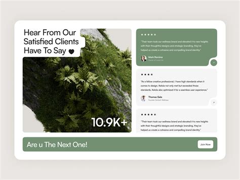 Testimonials Section Website by Ibnu SW for SLAB Design Studio on Dribbble