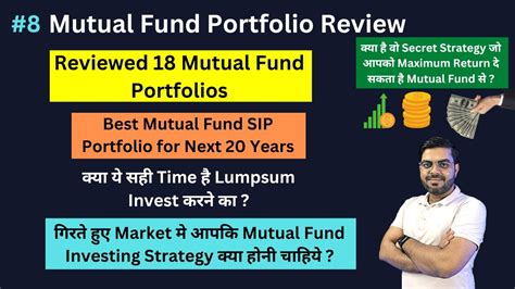 Best Sip Mutual Fund Portfolio For Long Term Should We Do Lumpsum Investment Now Best Mutual