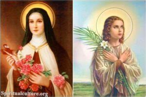 Young female saints - Catholicism