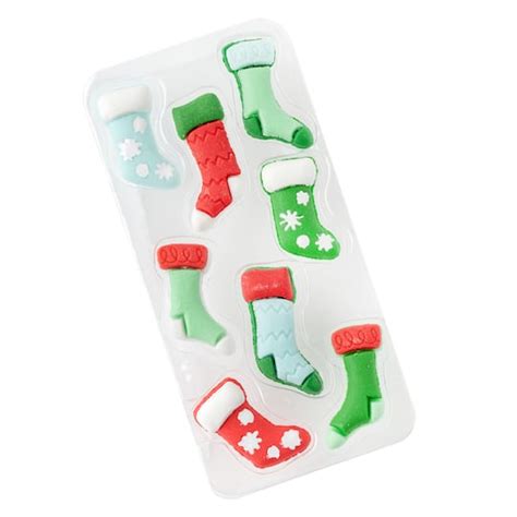 Sweet Tooth Fairy® Stockings Icing Decorations 8ct Michaels