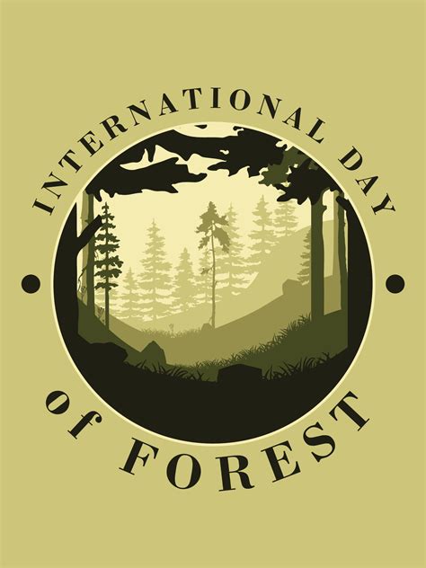 International Day of Forest Poster 41646758 Vector Art at Vecteezy