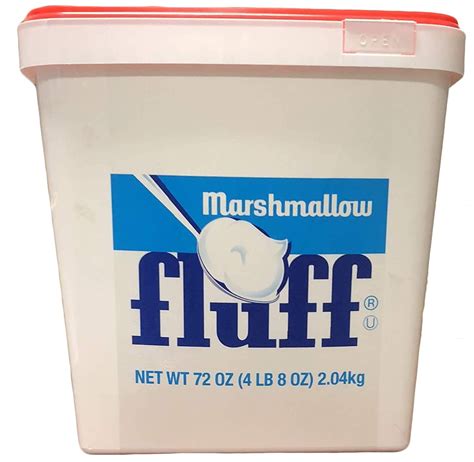 Marshmallow Fluff Original Marshmallow Fluff Large 72 oz. tub 4.5 LB ...