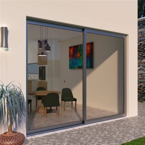 Cuprum Serie 100 AR Premium Traslape Monolítico Puerta Corrediza