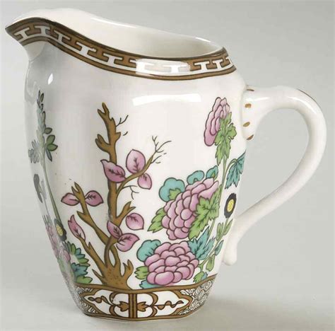 Indian Tree Multicolor Scalloped Newer Creamer By Coalport