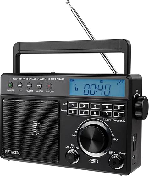 Retekess Tr Am Fm Radio Portable Shortwave Radio With Lcd Display