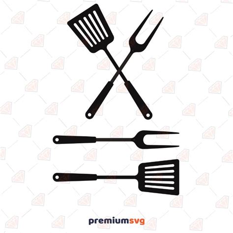 Grilling Utensils Svg Design File Premiumsvg