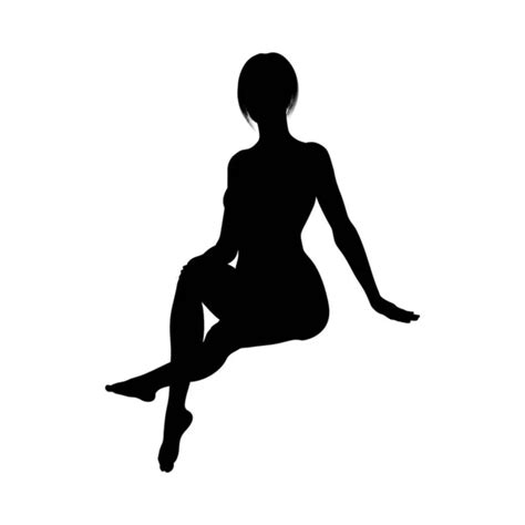 Naked Sexy Girls Silhouette Stock Vector By Angelp