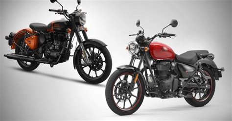 Royal Enfield Meteor 350 Vs RE Classic 350 Price Specs Features