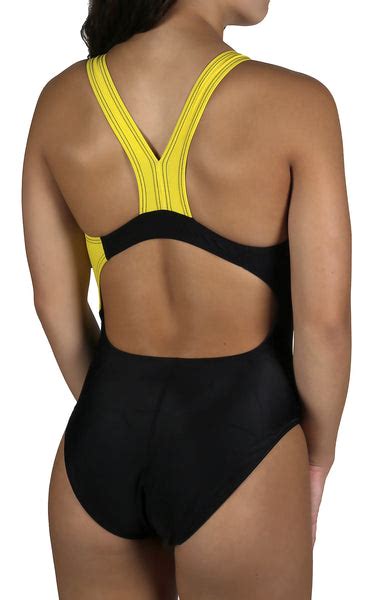 Adoretex Girl S Women S Wide Strap Splice One Piece Swimsuit Fn024