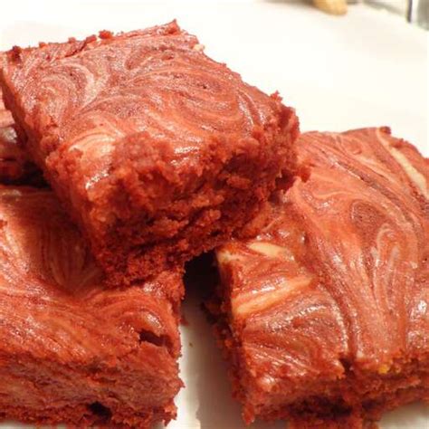 Red Velvet Brownies With Cream Cheese Frosting Recipe Chef S Resource Recipes