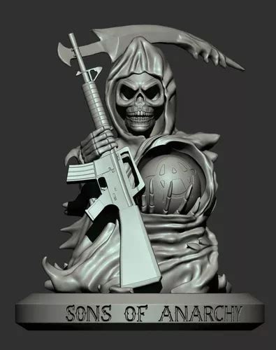 Archivo Stl Impresión 3d Sons Of Anarchy Cuotas Sin Interés