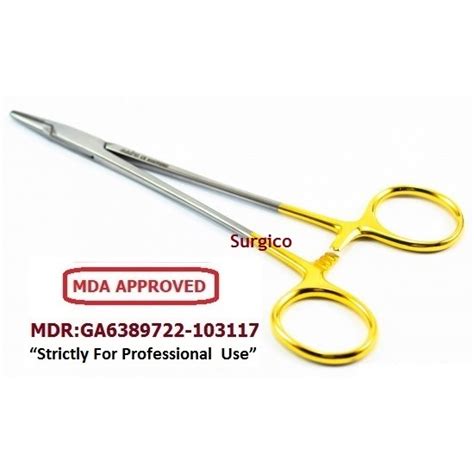 Mayo Hegar Needle Holder Tungsten Carbide Tc Cm Surgical Medical Use