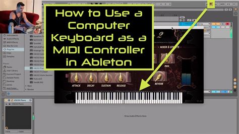 How To Use Computer Keyboard As MIDI Controller In Ableton Tutorial