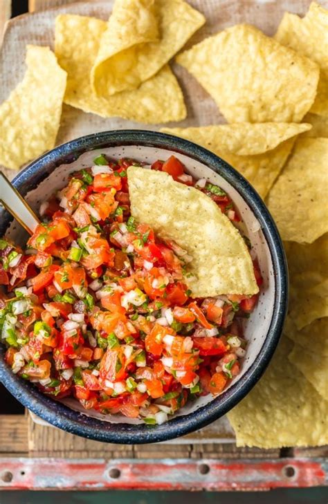 Homemade Pico De Gallo Recipe Salsa Fresca The Cookie Rookie