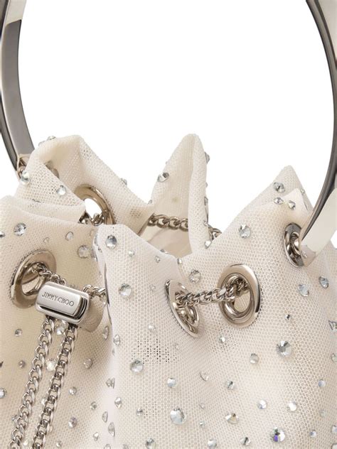 Jimmy Choo Bon Bon Shoulder Bag White Farfetch