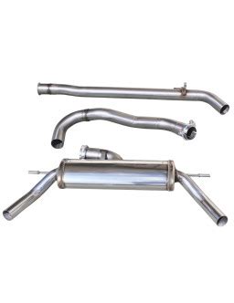 Inoxcar Exhaust Intermediate Tube Rear Silencer 1X50 Right Left D70