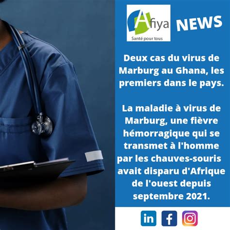 Le Ghana Déclare La Toute Première épidémie De La Maladie à Virus Marburg