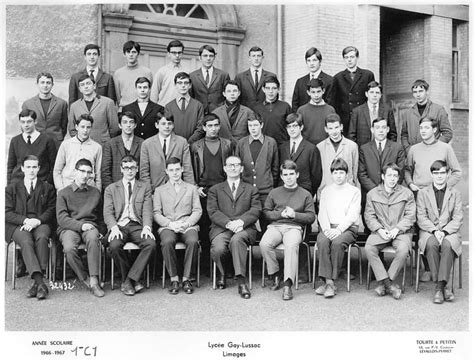 Photo de classe 1 C1 1966 67 de 1966 Lycée Gay Lussac Copains d avant