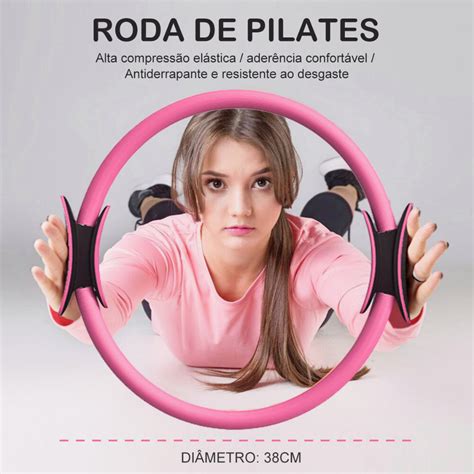 Anel Tonificador Arco Pilates Yoga Flex Vel Fitness Colorido Shopee