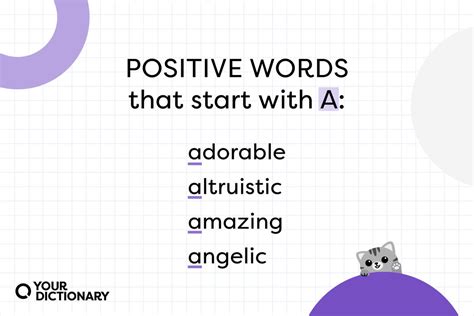 Positive Words That Start With A YourDictionary