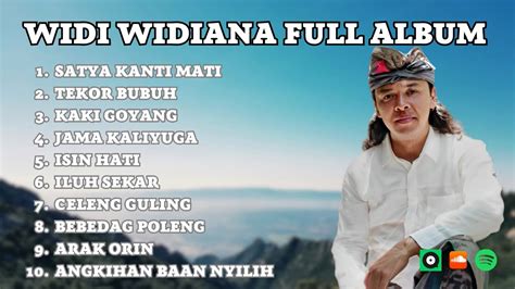 WIDI WIDIANA FULL ALBUM KUMPULAN LAGU TERBAIK WIDI WIDIANA TERBARU