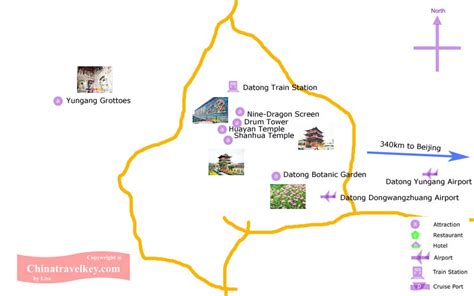 Datong Tourism Map