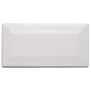 Daltile Restore Bright White 3 In X 6 In Ceramic Bevel Subway Wall