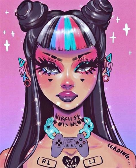 Pin By Emily Wright On Inspiration 4 My Style Girls Cartoon Art Dope