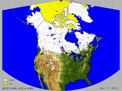 Eyeing Thursday night snow chances, Canada snow cover favors wintery ...