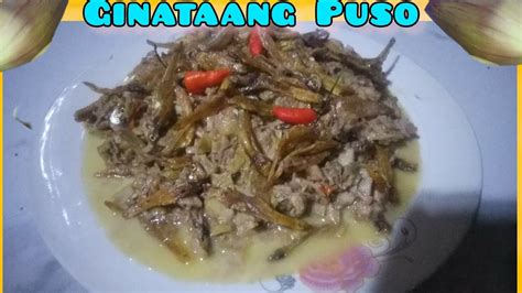 HOW TO COOK BANANA HEART GINATAANG PUSO NG SAGING WITH DILIS EASY