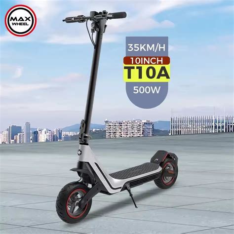 45kmh 10inch Kick E Scooter Aluminum Alloy Fast Off Road Foldable