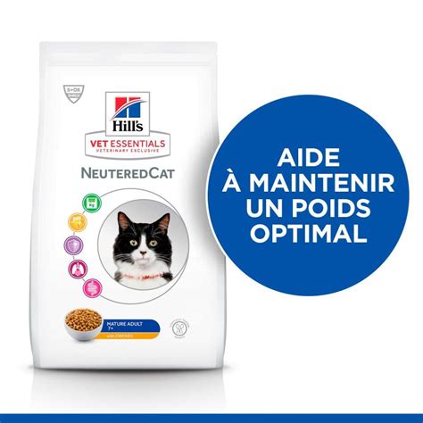 Hill S Vet Essentials Mature Adult Neuteredcat Croquettes Pour Chat G