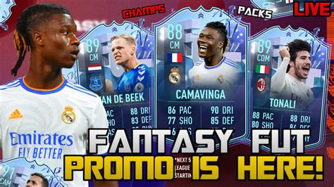 FIFA 22 LIVE FANTASY FUT PROMO FANTASY FUT PACK OPENING FUT CHAMPS