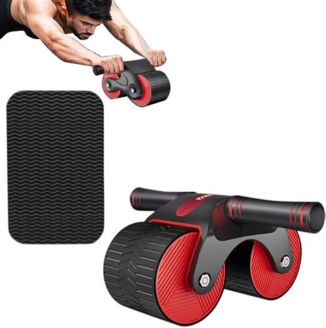 Automatic Rebound Abdominal Wheel With Large Knee Mat For Core Abs