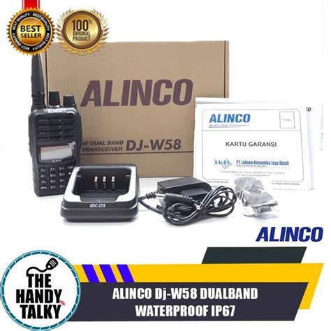 Jual Handy Talky Alinco Dj W58 Waterproof IP67 Di Lapak Thehandytalky