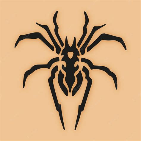 Premium Vector | Spider tattoo