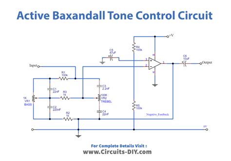 Schematic Diagram Tone Control Circuit Passive Tone Control Circuit