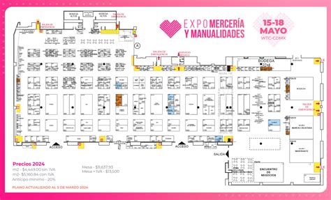 Plano De Exposici N Expo Mercer A Y Manualidades Cdmx